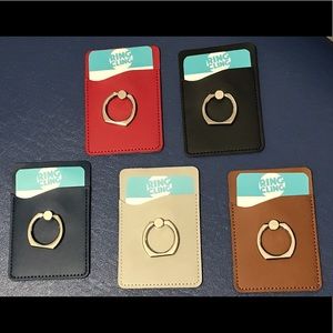 New Ring Cling cardholders for smartphones